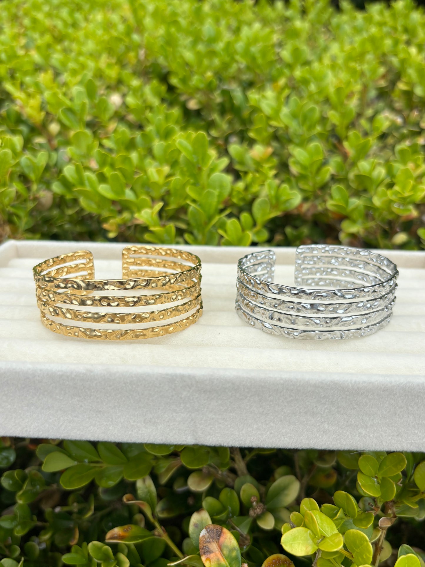 Patterned Bangle Cuff