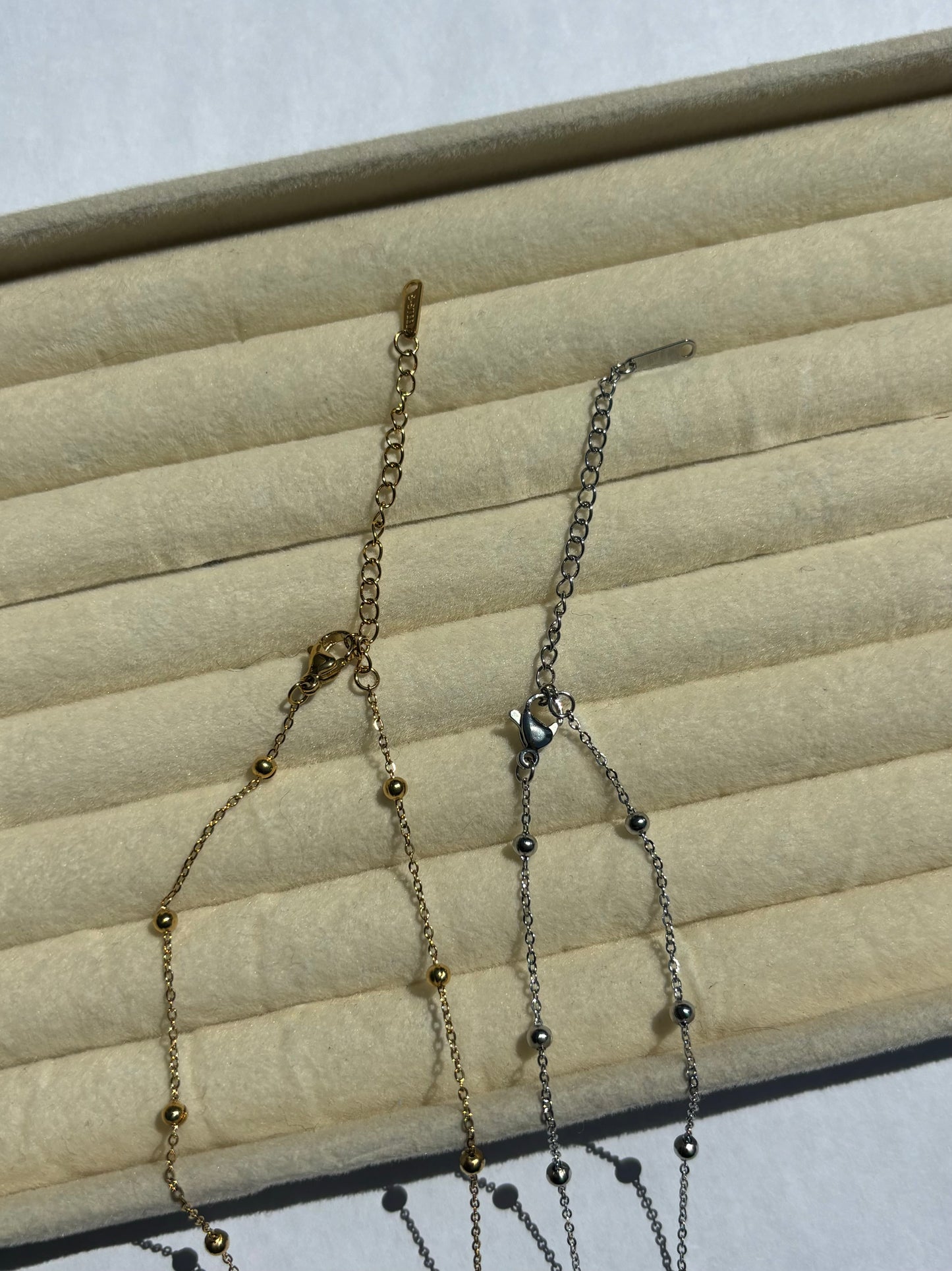 White Opal Chain Necklaces