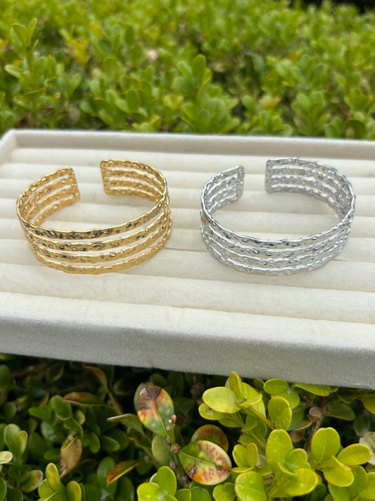 Patterned Bangle Cuff