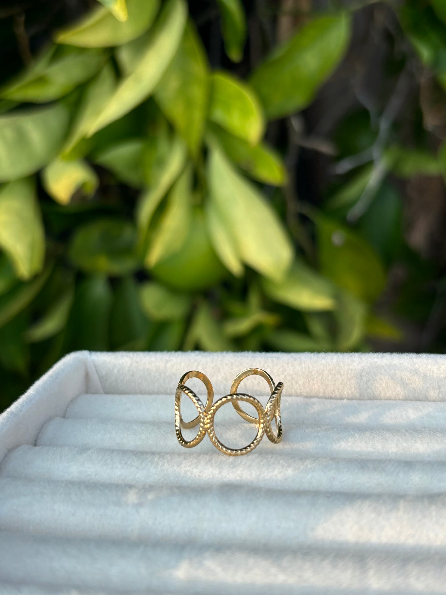 Circles Gold Ring