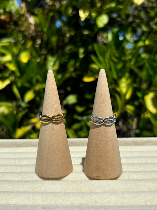 Shell Adjustable Rings