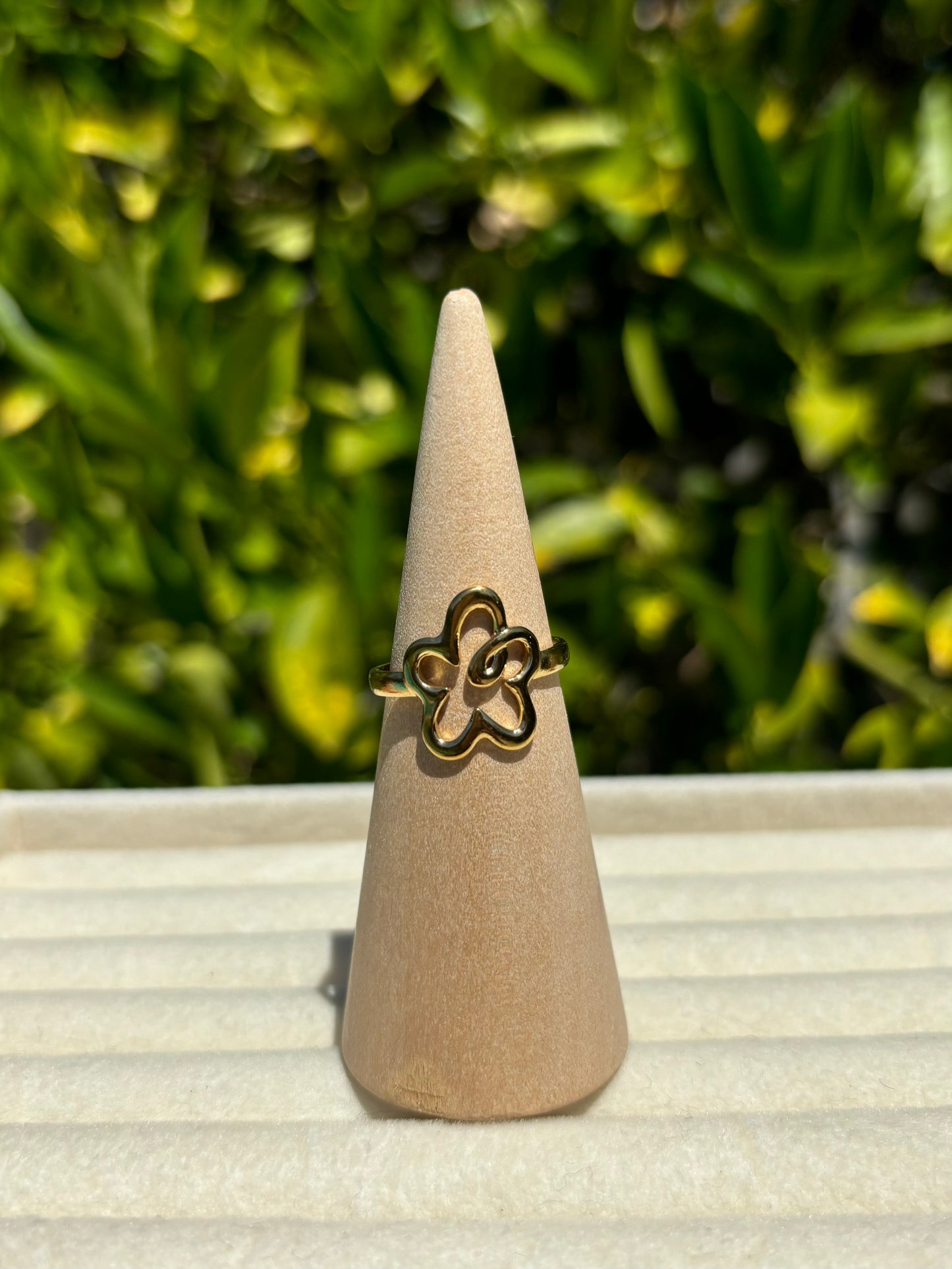 Funky Flower Adjustable Rings