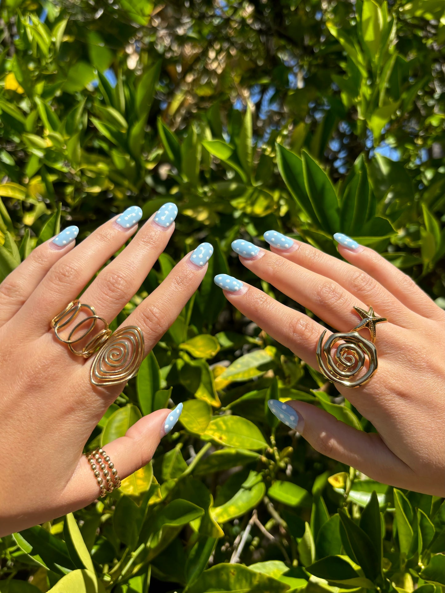 Chunky Spiral Adjustable Rings