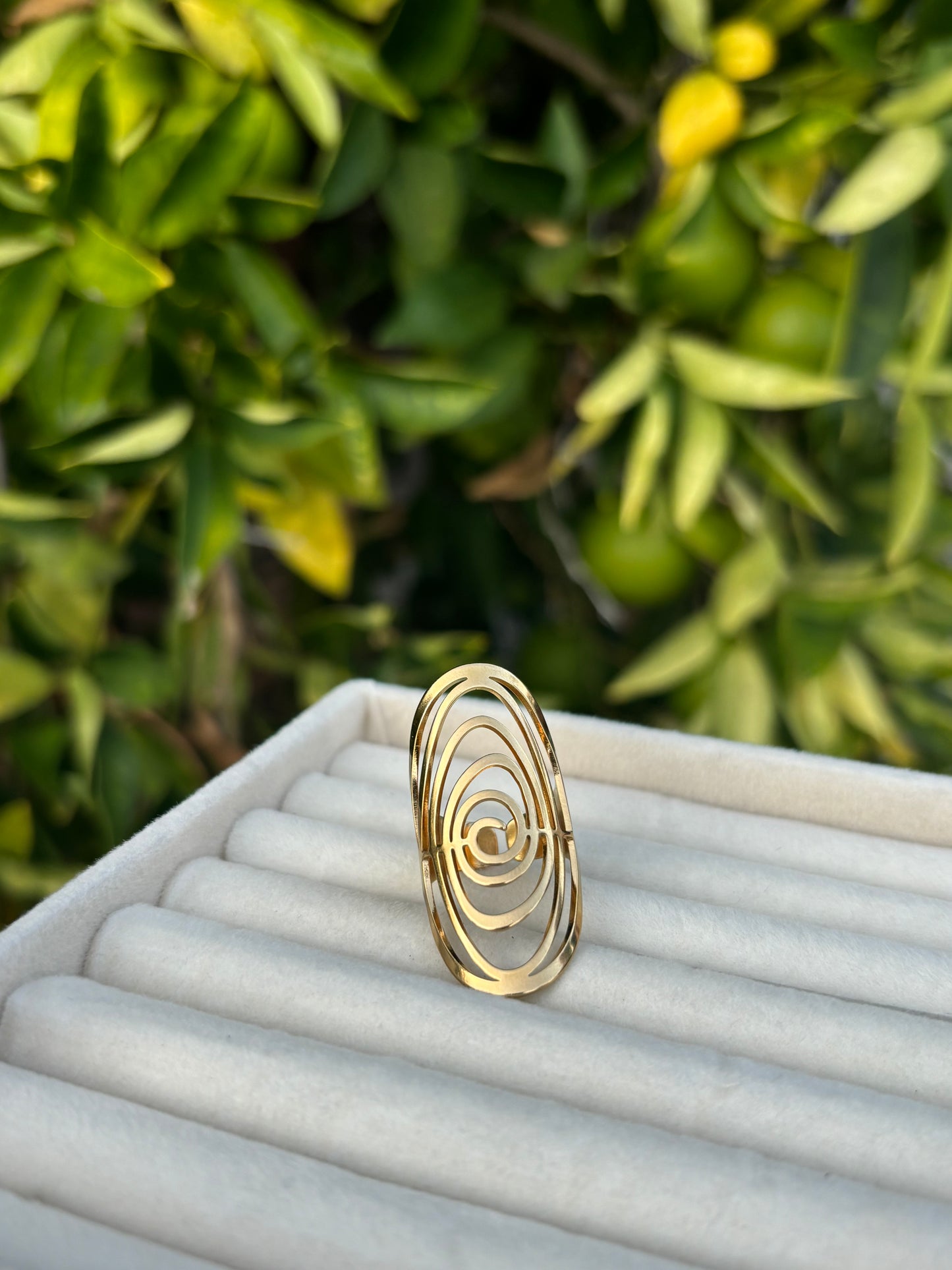 Chunky Spiral Gold Ring