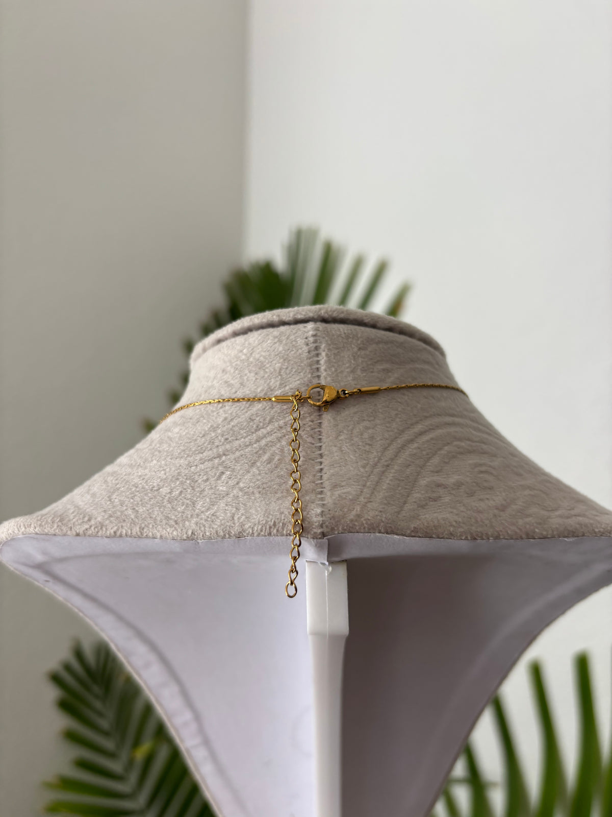 Flower Pearl Drop Gold Necklace