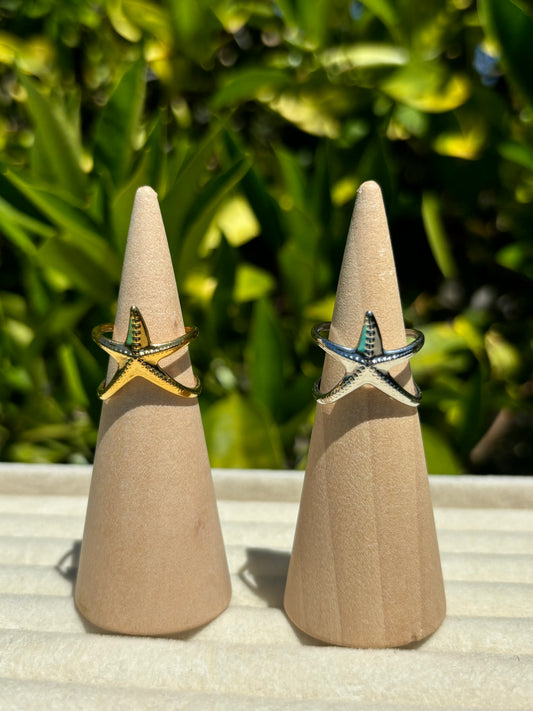 Starfish Wrap Adjustable Rings