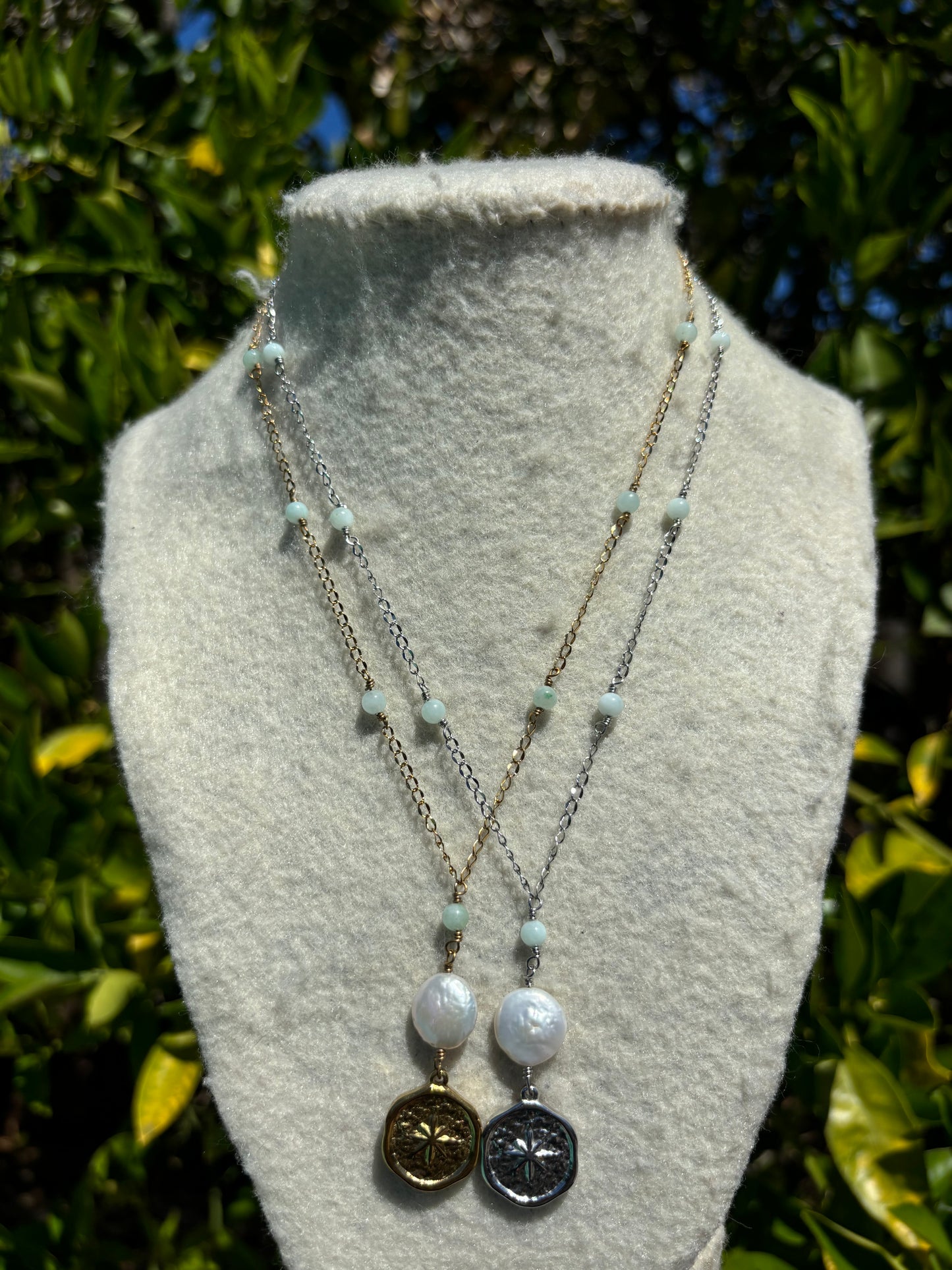 Northstar Pearl Drop Necklaces