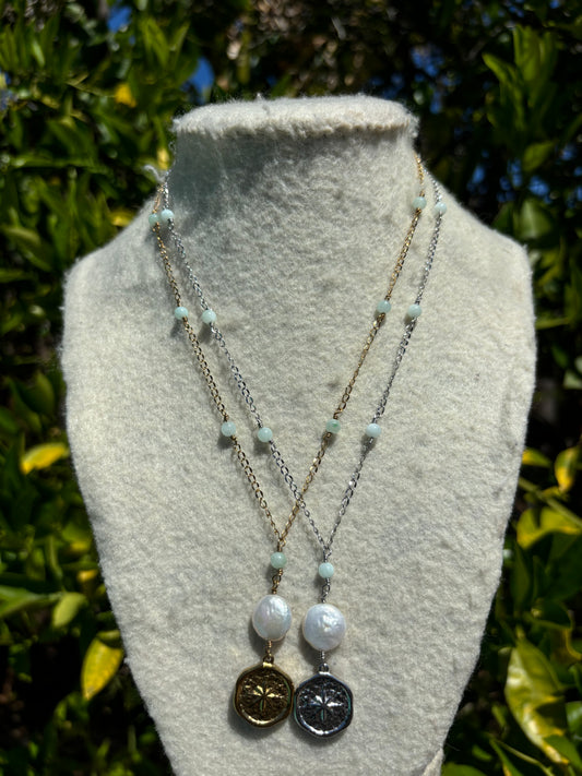 Northstar Pearl Drop Necklaces