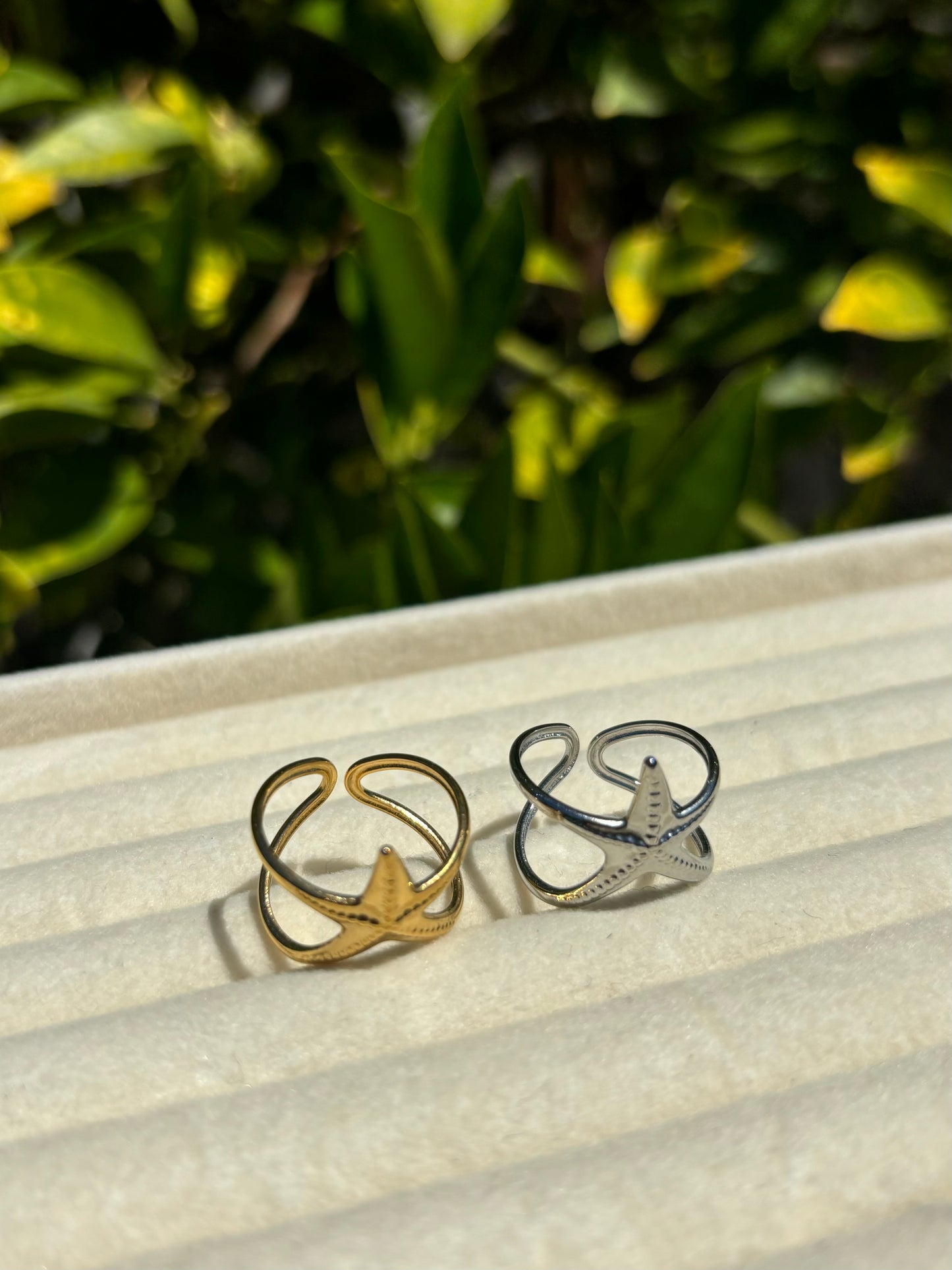 Starfish Wrap Adjustable Rings