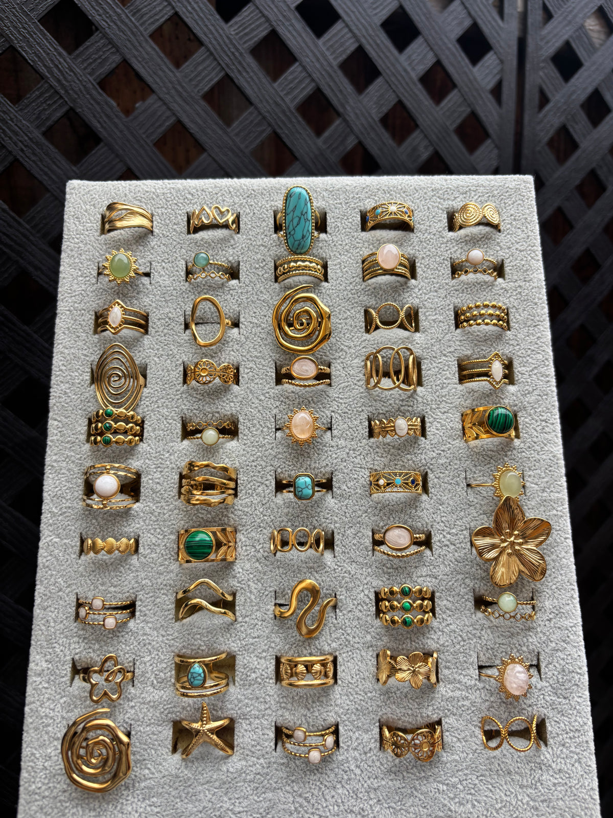 Shell Adjustable Rings