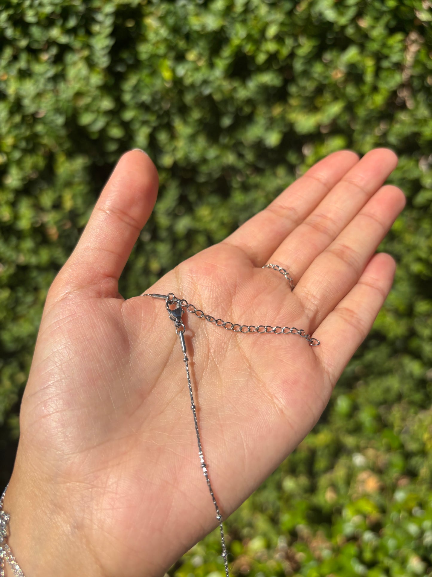 Ellipse Drop Pearl Necklaces