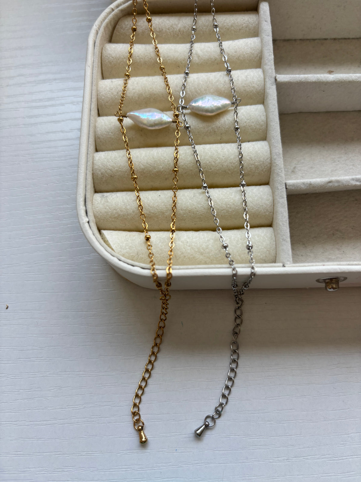 Diamond Pearl Bracelets