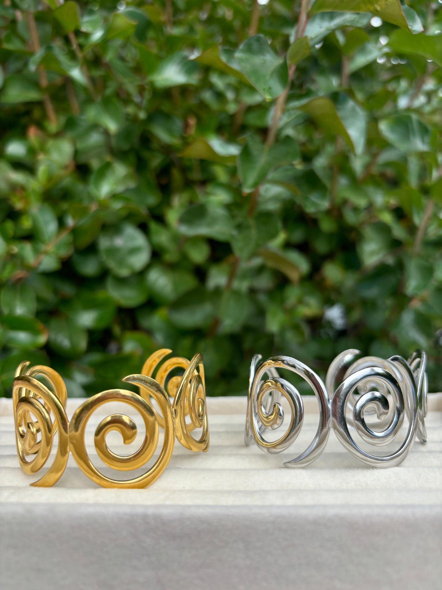 Spiral Bangle Cuff