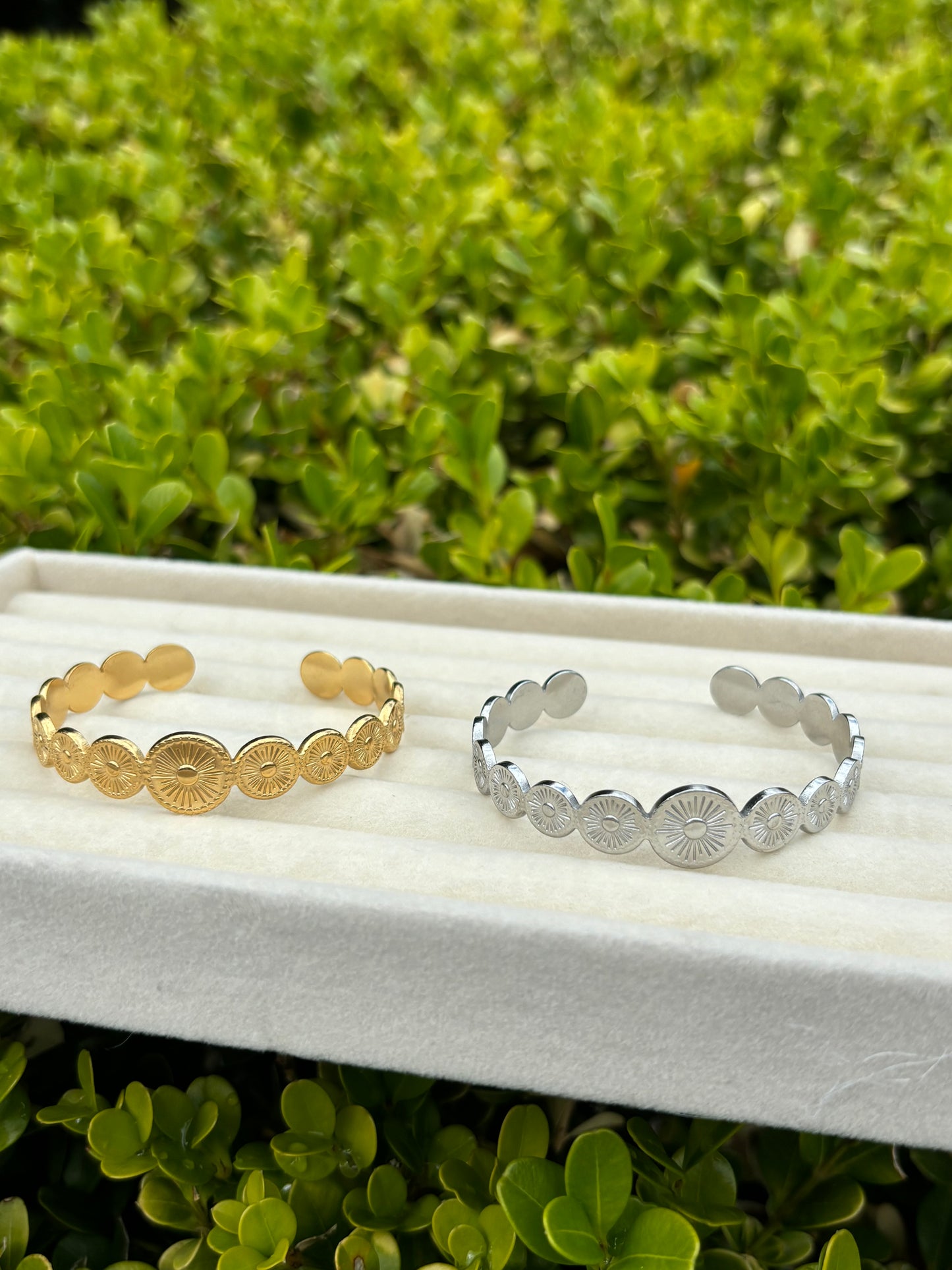 Sunburst Bangle Cuff