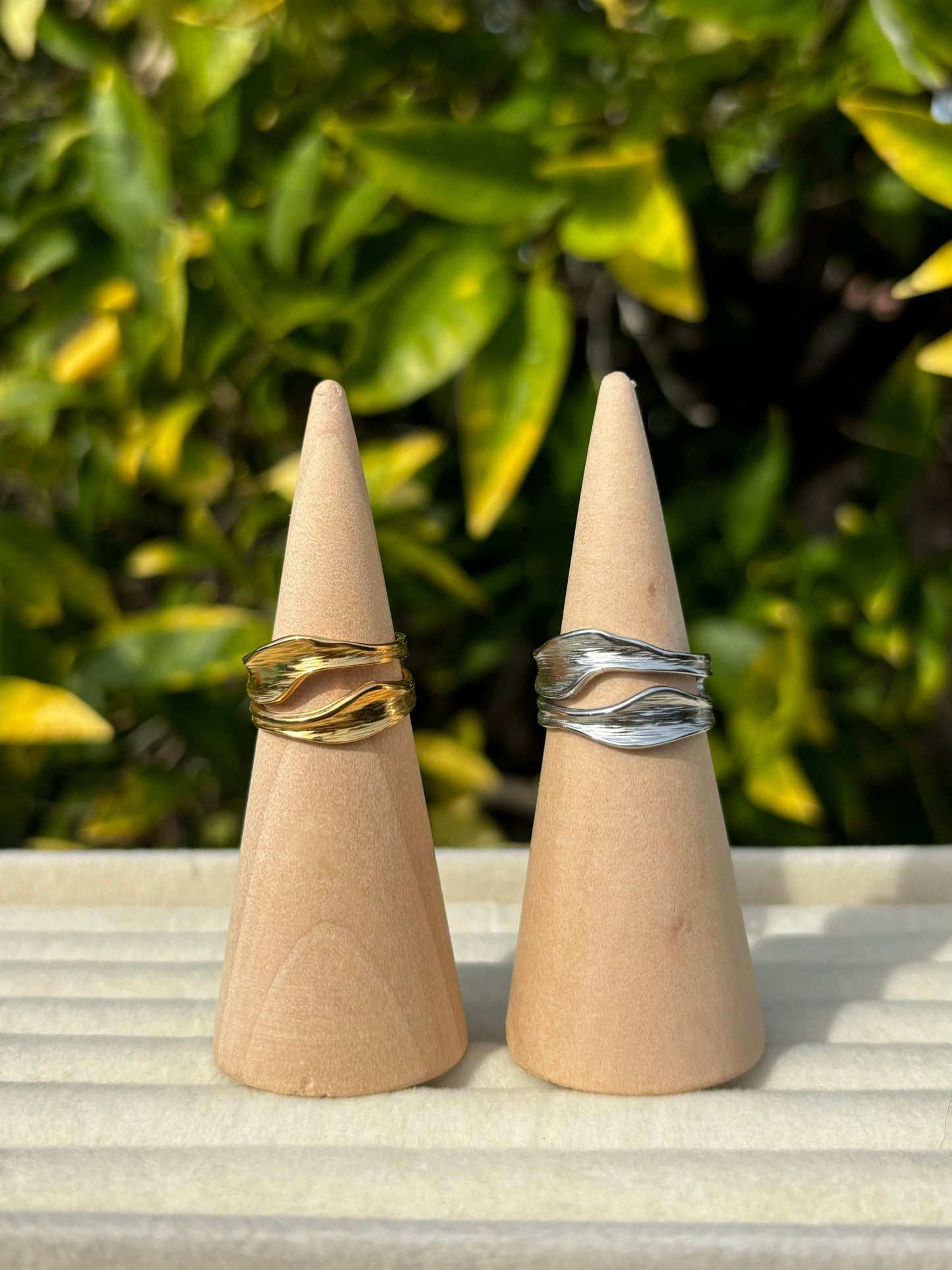 Ripple Adjustable Rings