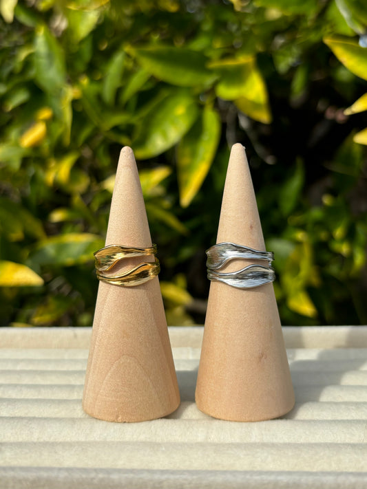Ripple Adjustable Rings
