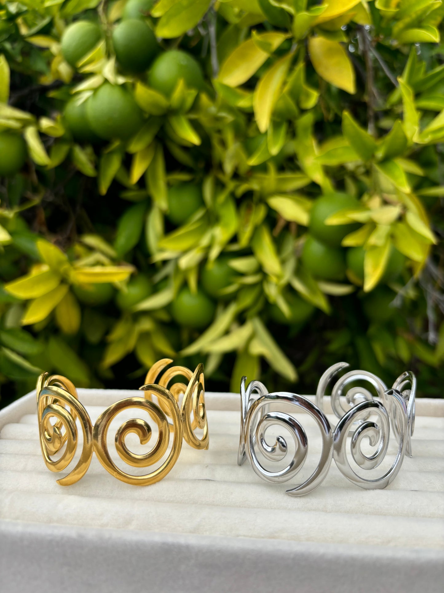 Spiral Bangle Cuff