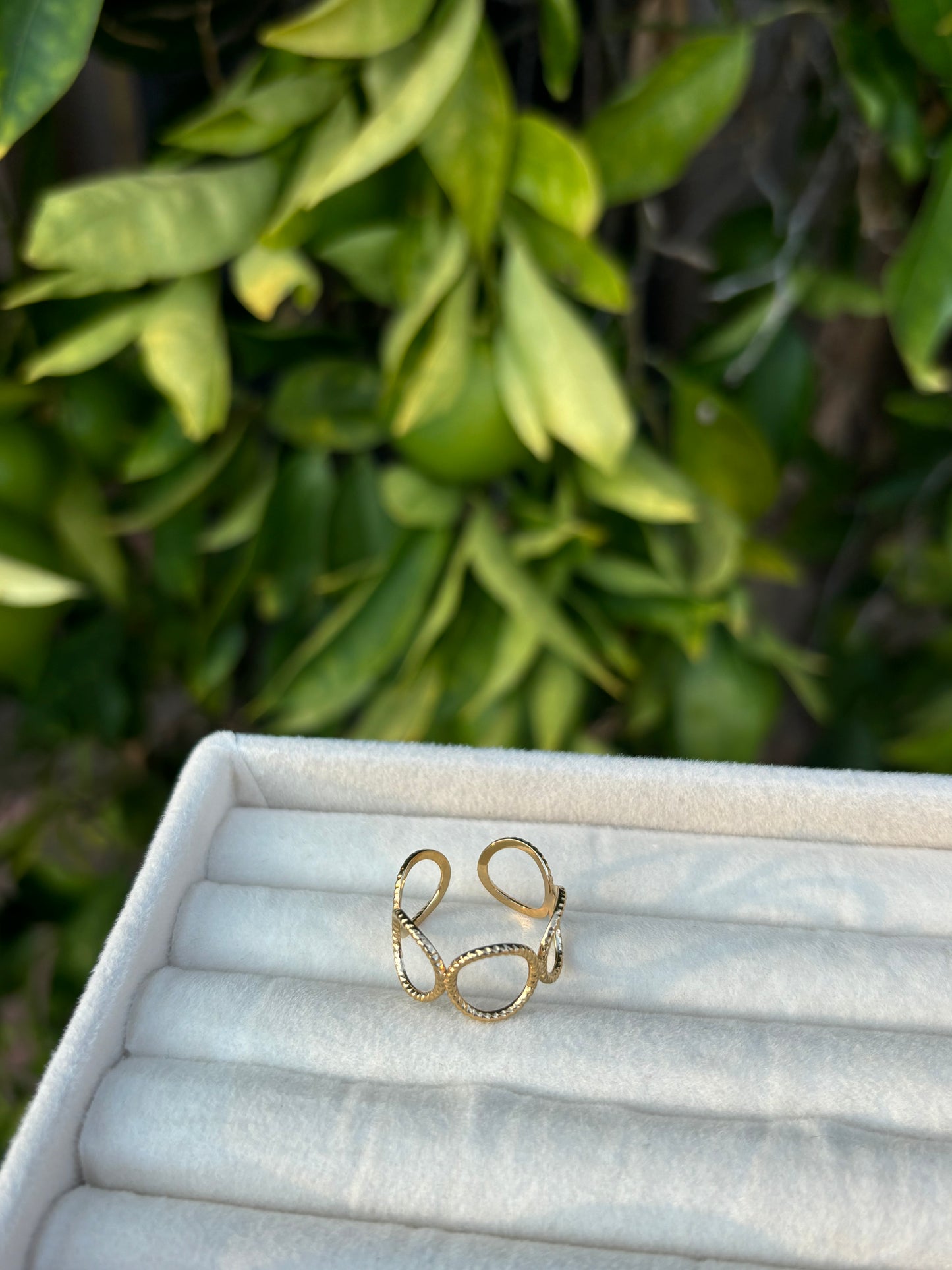 Circles Gold Ring