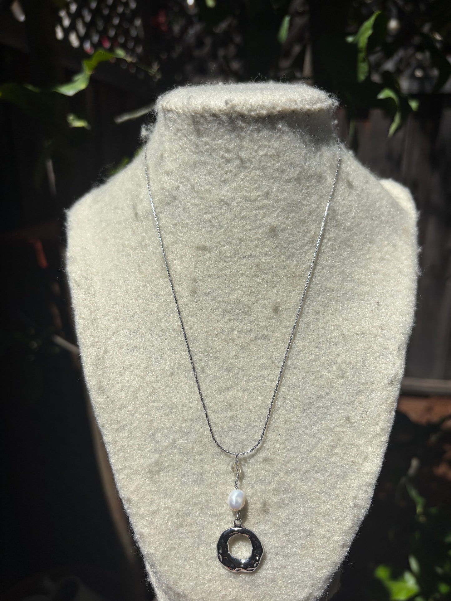Oval Drop Pearl Necklaces