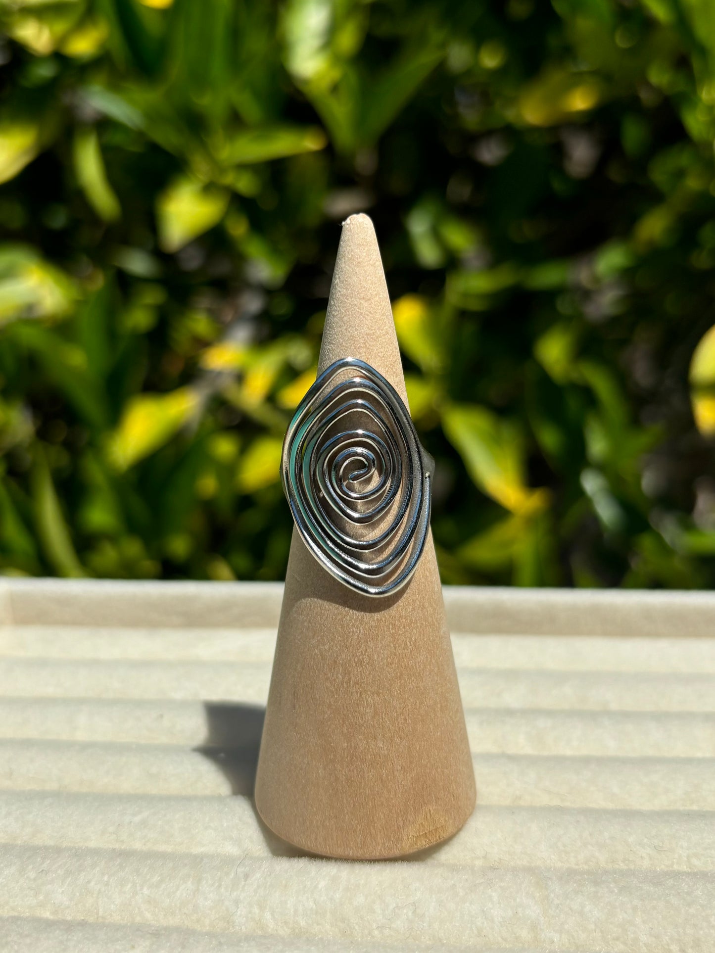 Chunky Spiral Adjustable Rings