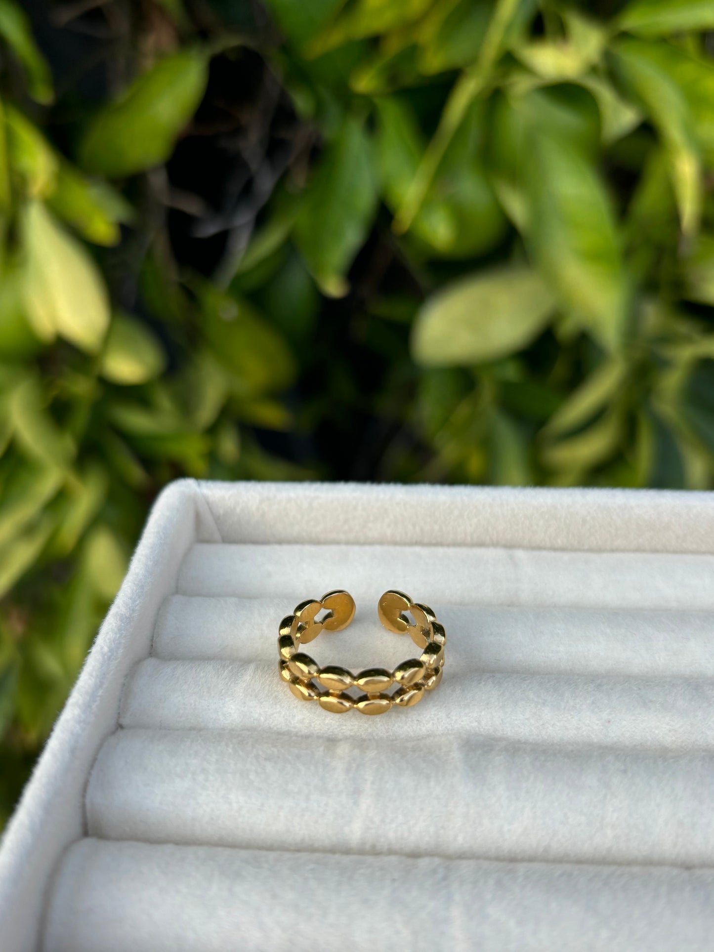 Bubble Gold Ring