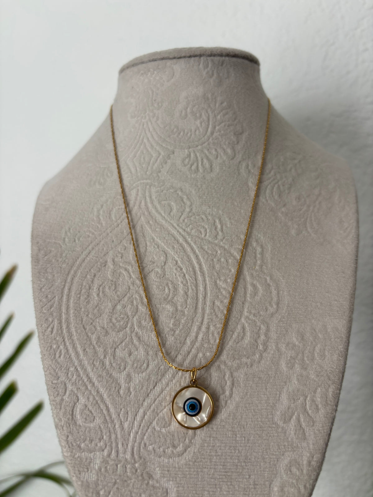 Evil Eye Gold Chain Necklace