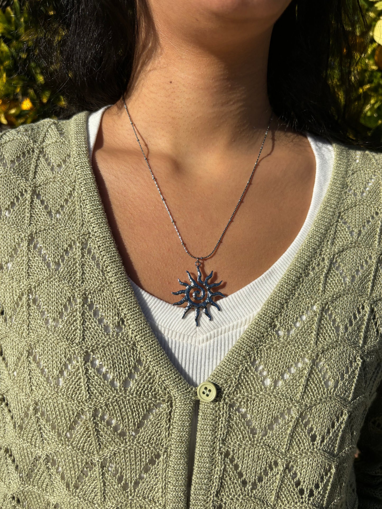 Spiral Sun Chain Necklaces