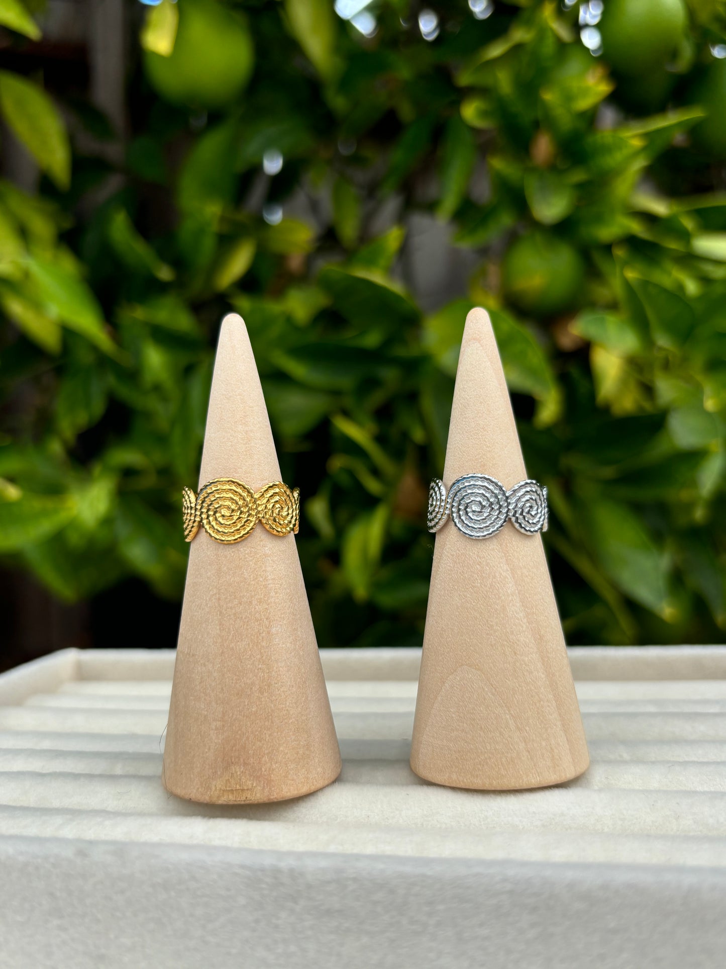 Spiral Adjustable Rings
