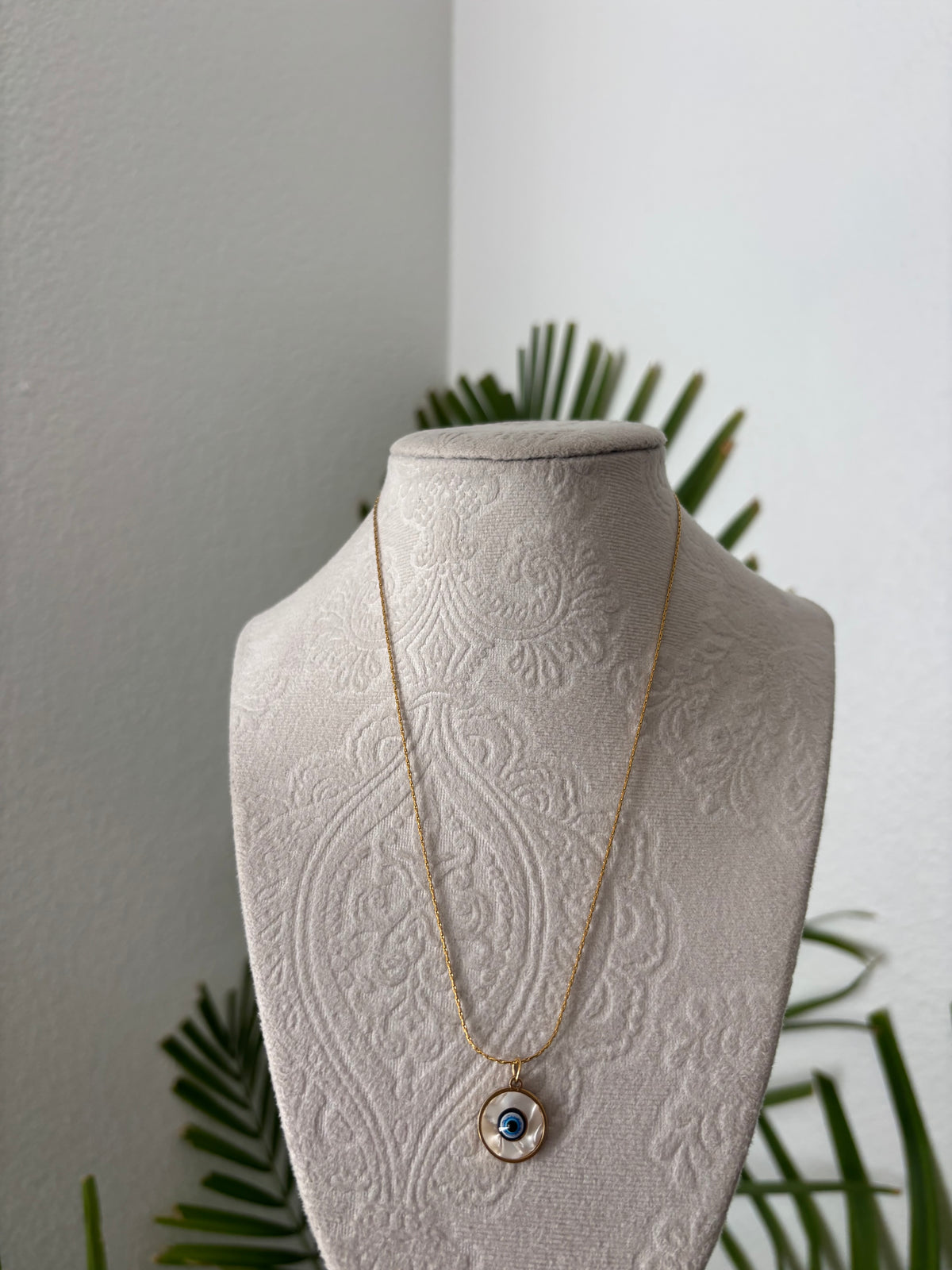 Evil Eye Gold Chain Necklace