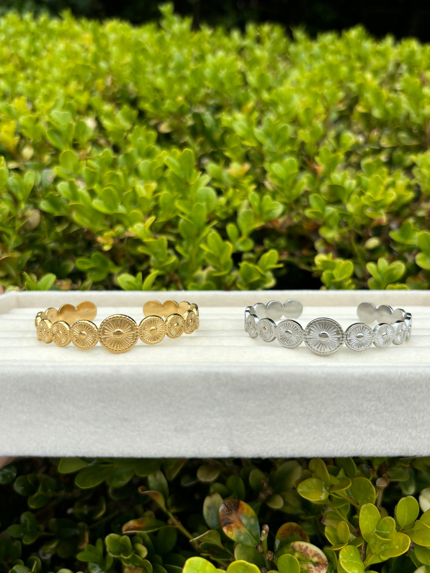 Sunburst Bangle Cuff