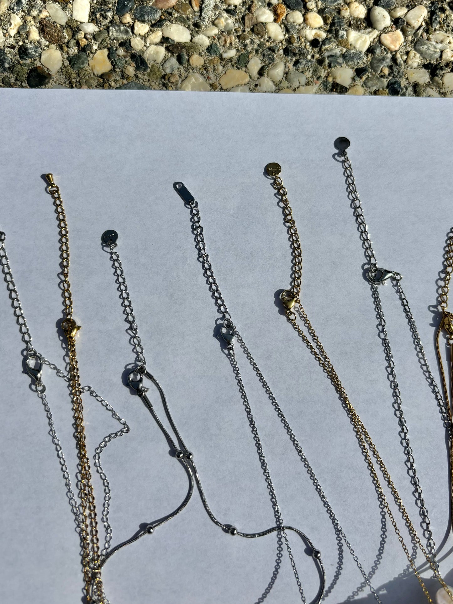 Spiral Sun Chain Necklaces