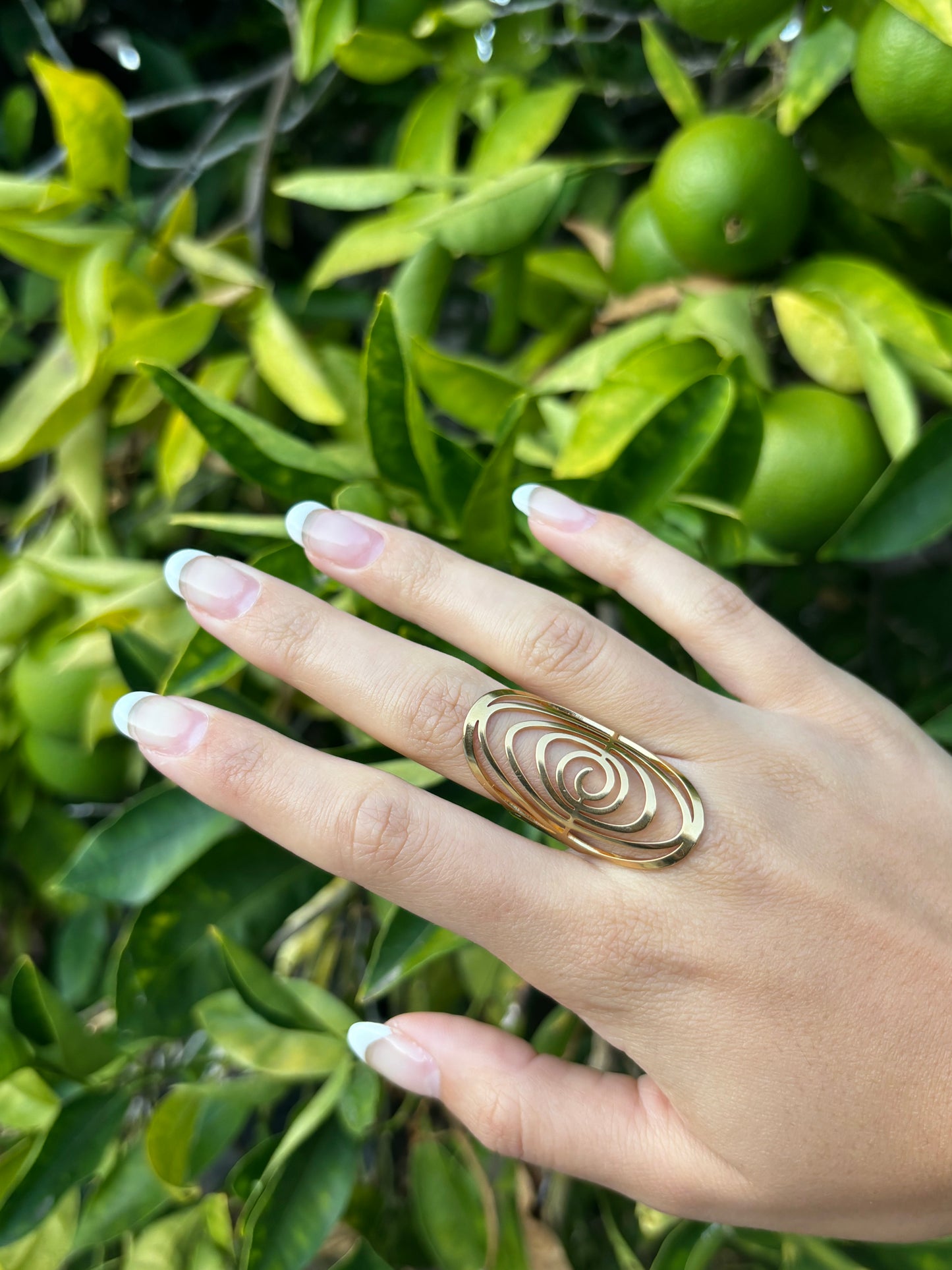 Chunky Spiral Gold Ring