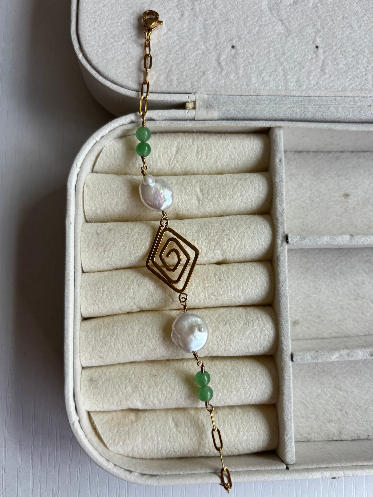 Diamond Spiral Wire Bracelets