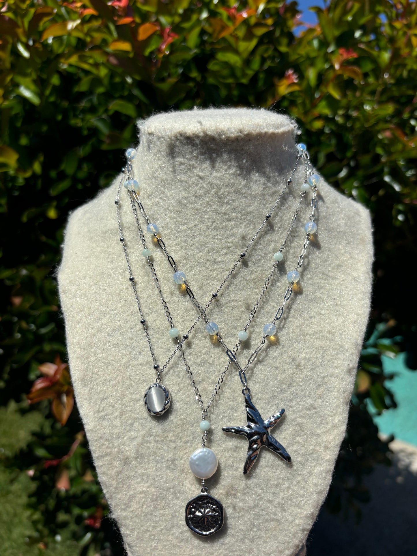 Northstar Pearl Drop Necklaces