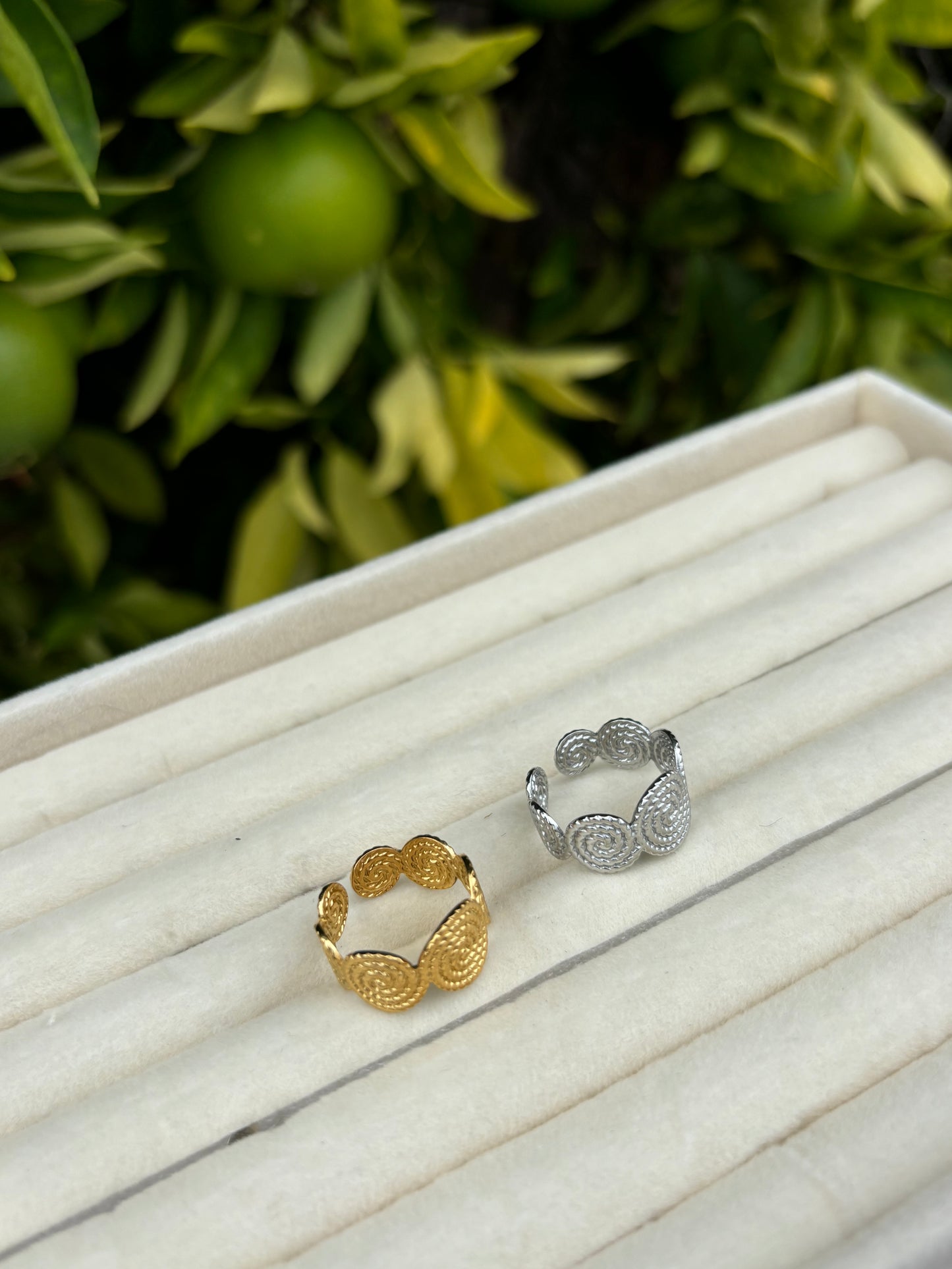 Spiral Adjustable Rings