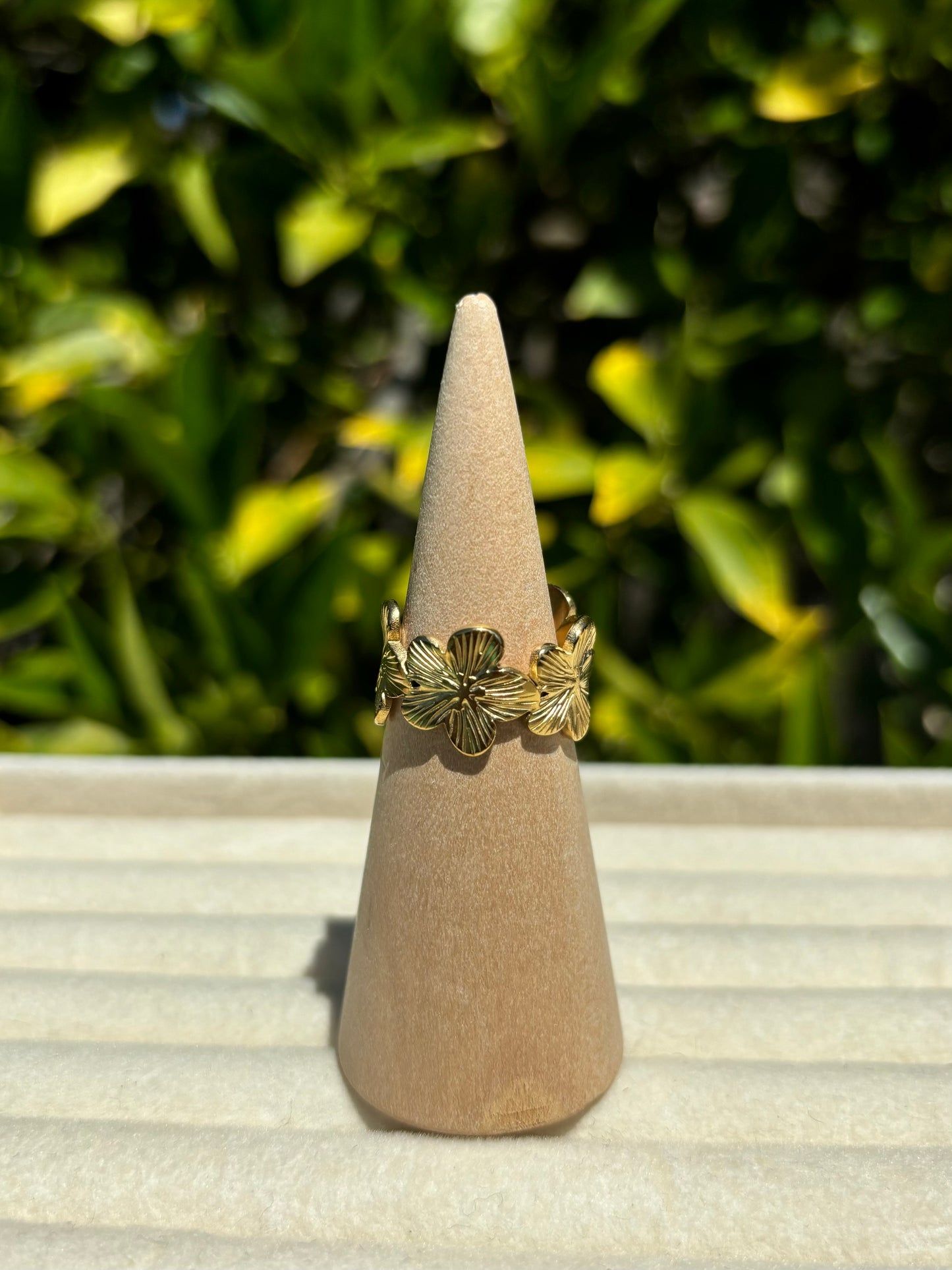 Flower Crown Adjustable Rings