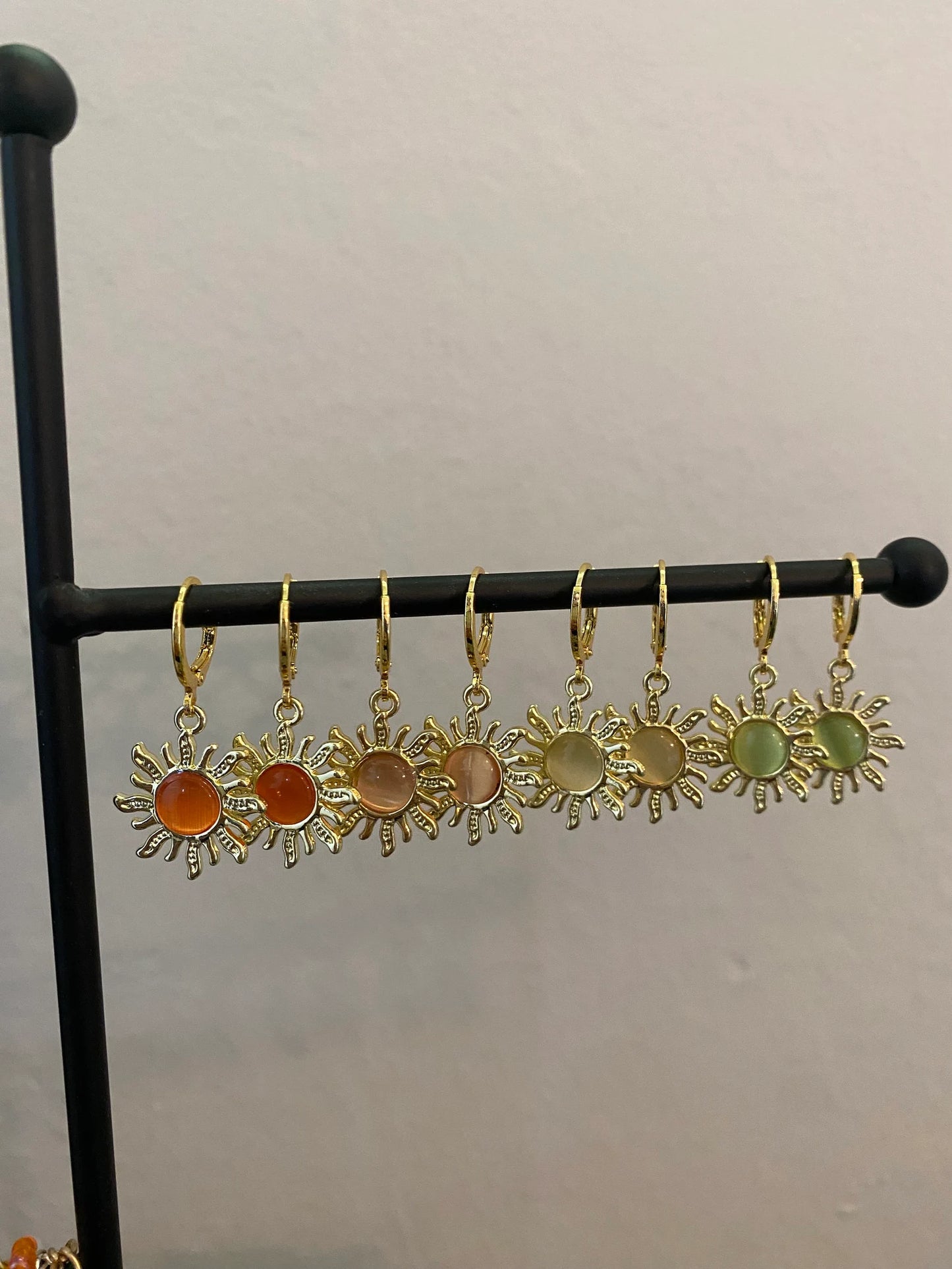 Sun Gold Huggie Earrings