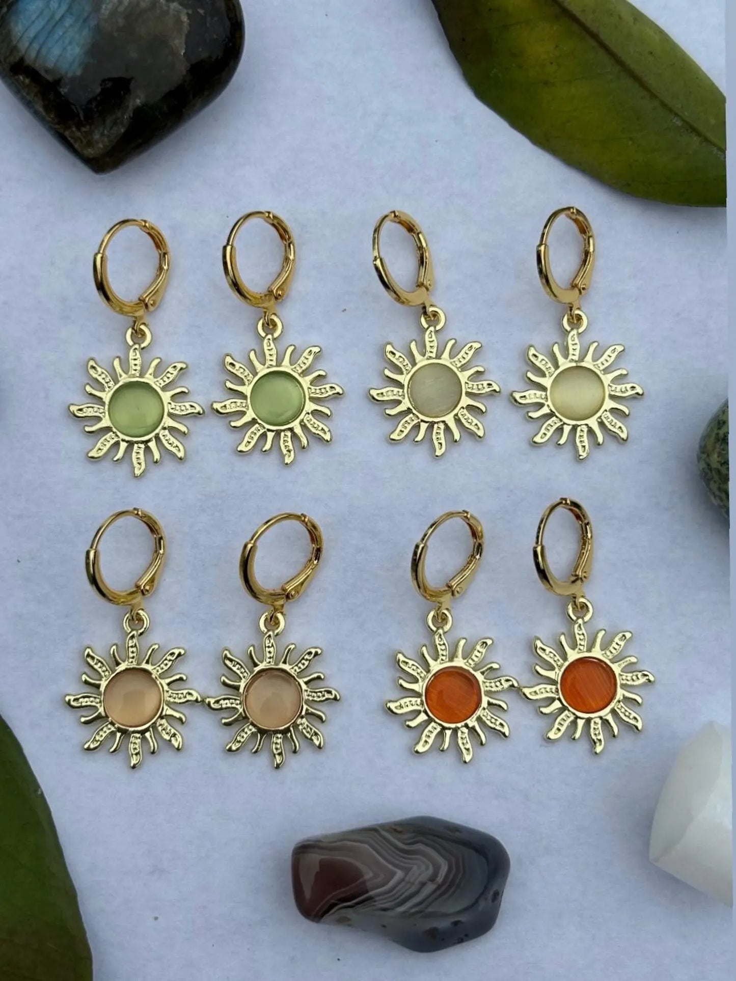 Sun Gold Huggie Earrings