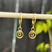 Mini Spiral Gold Huggie Earrings